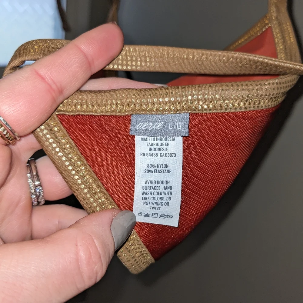 Aerie Two Piece Swimsuit, Size Large - Picture 5 of 7